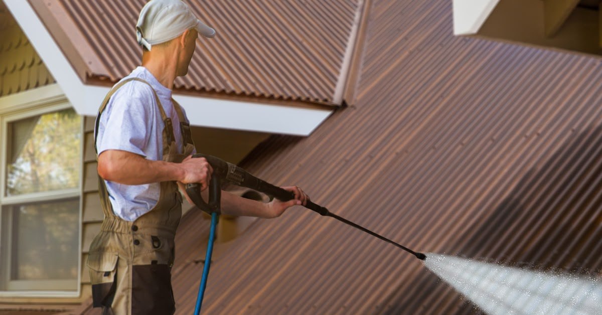 How To Clean A Metal Roof. Plus Metal Roof Maintenance Tips How To Clean Galvalume Metal Roof